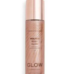 Revolution Molten Body Glow - Shimmering Rose Gold